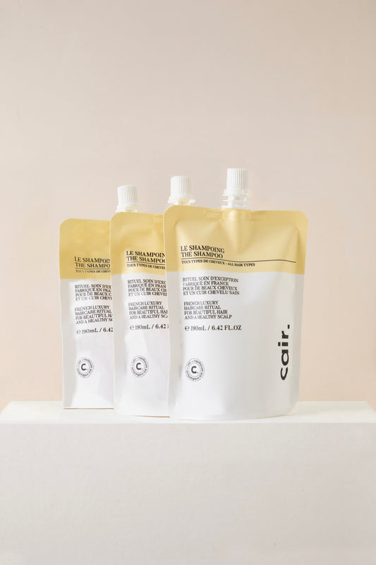 Le trio de recharges shampoing